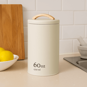 Pote para Mantimentos Hermético Sense 1,75 Litros Bege