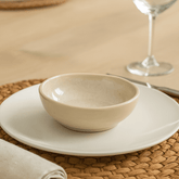 Bowl Ramequim Cerâmica Orgânico Latte 9cm