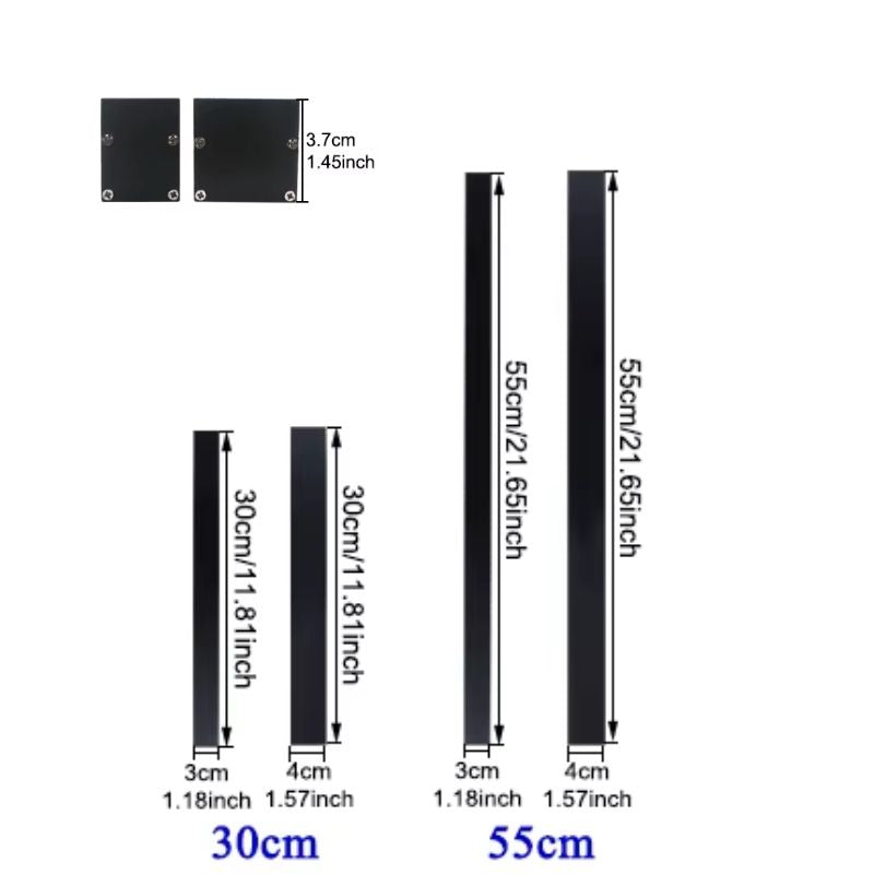 Luminária Arandela de Parede Perfil de Led Retangular Minimalista