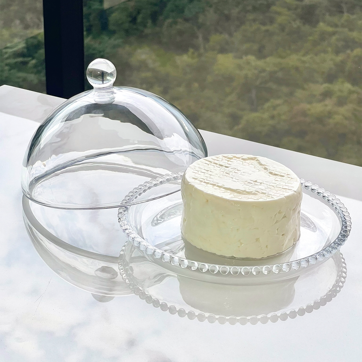 Kit para Mesa Posta Premium de Cristal Linha Pearl 6 Peças