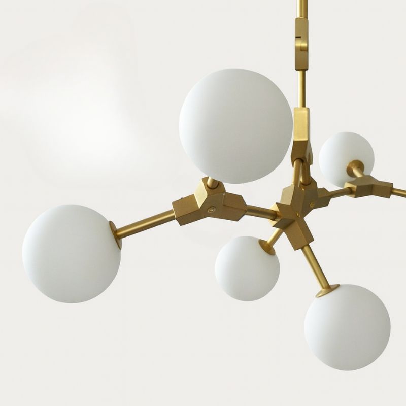 Lustre Pendente Moderno Jabuticaba Geométrico Modulare LEDZ