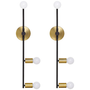 Luminária Arandela de Parede Versatto LEDZ - 3 Lâmpadas - 66cm