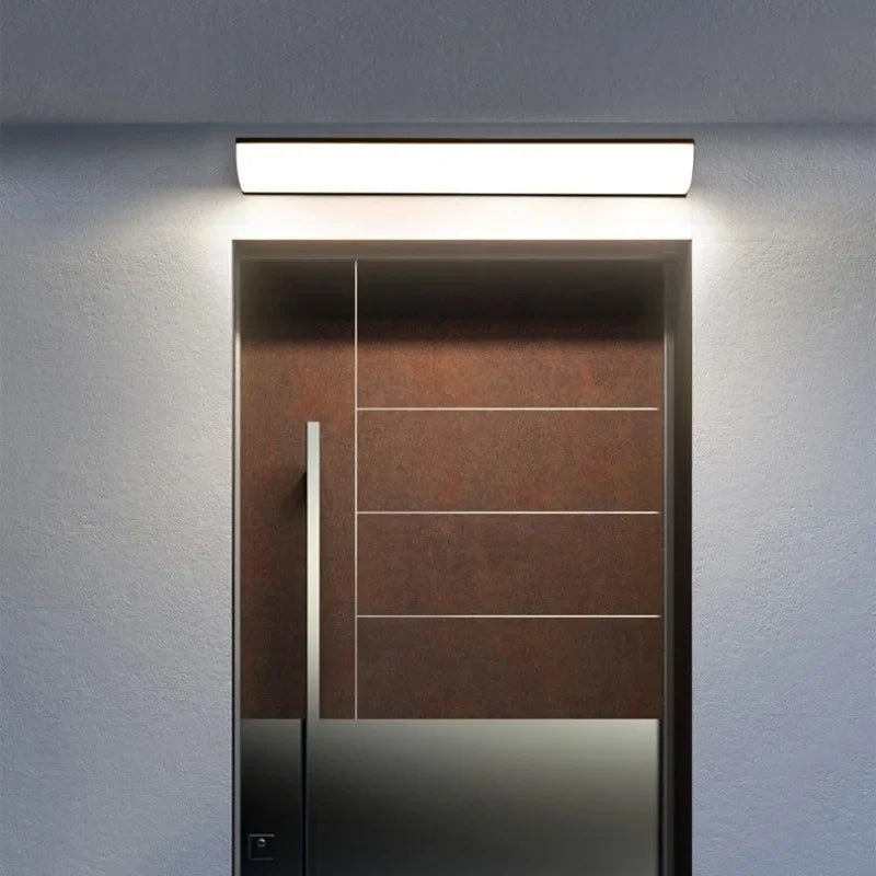 Luminária Arandela de Parede Externa à Prova D´Água IP65 Perfil Led - Preto/Branco - 50cm/90cm
