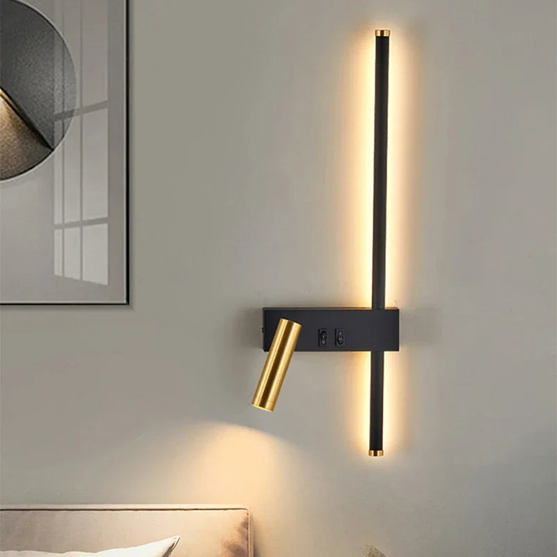 Luminária Arandela de Parede com Spot Ajustável Dynamic Led