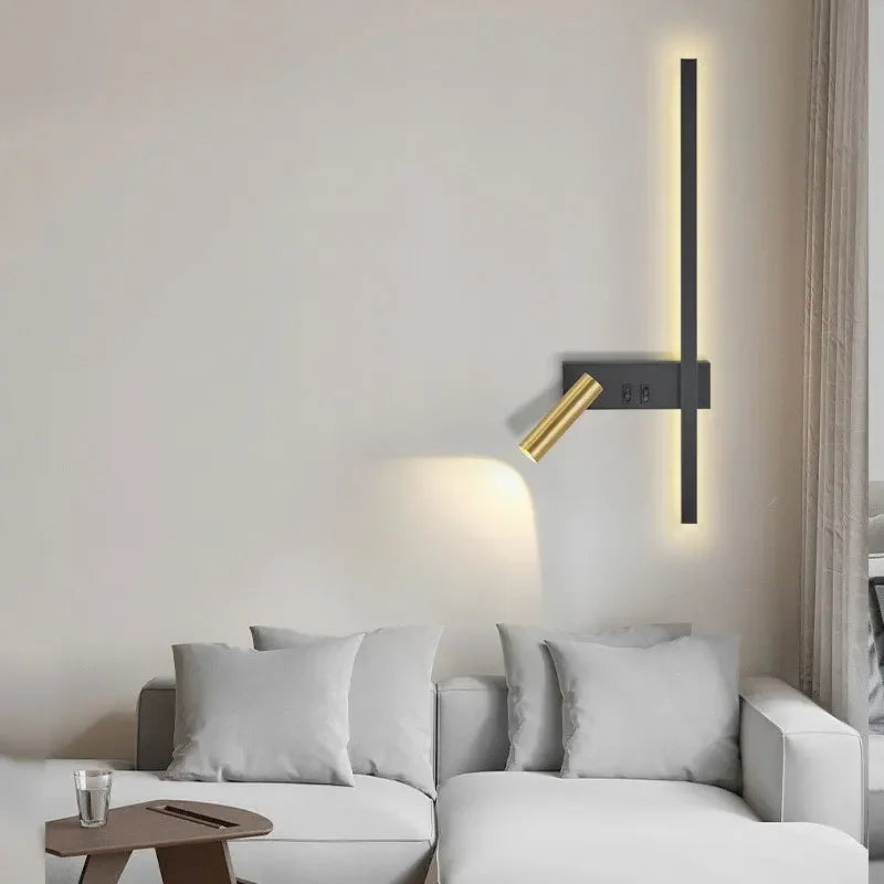 Luminária Arandela de Parede com Spot Ajustável Dynamic Led
