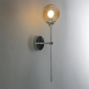 Luminária Arandela de Parede Estilo Clássico Royale LEDZ - Prata / Dourado - 60cm