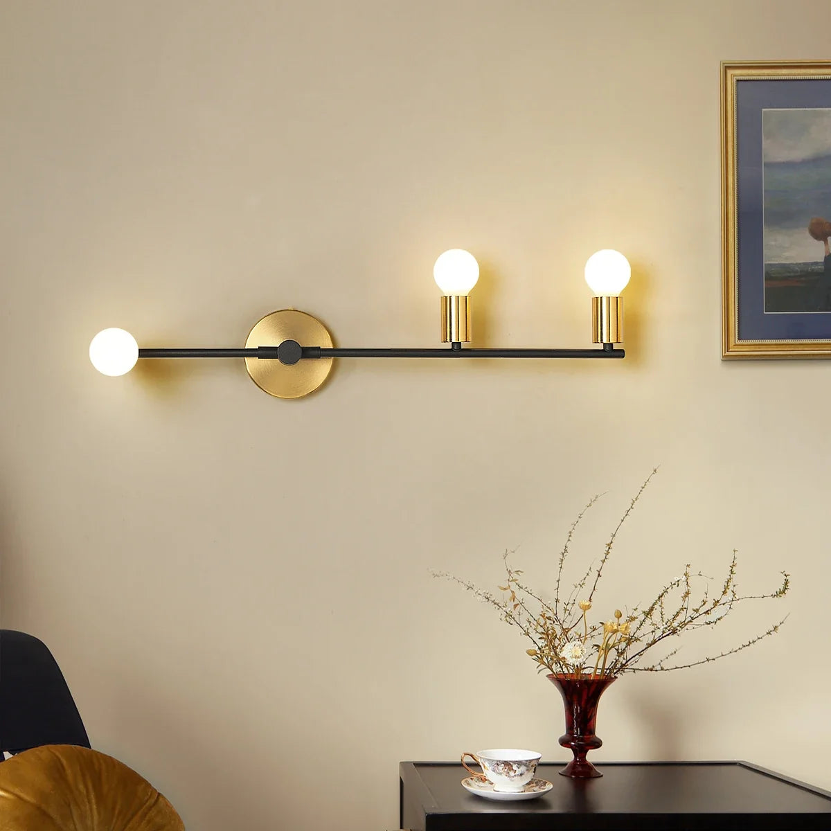 Luminária Arandela de Parede Versatto LEDZ - 3 Lâmpadas - 66cm
