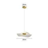 Lustre Pendente Moderno Folha Minimalista Led