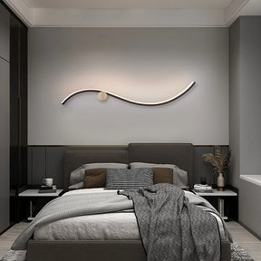 Luminária Arandela de Parede em Curva Flow Design