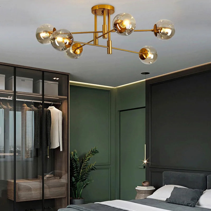 Lustre Pendente Moderno Jabuticaba Chandelier LEDZ – 6 Lâmpadas / 8 Lâmpadas