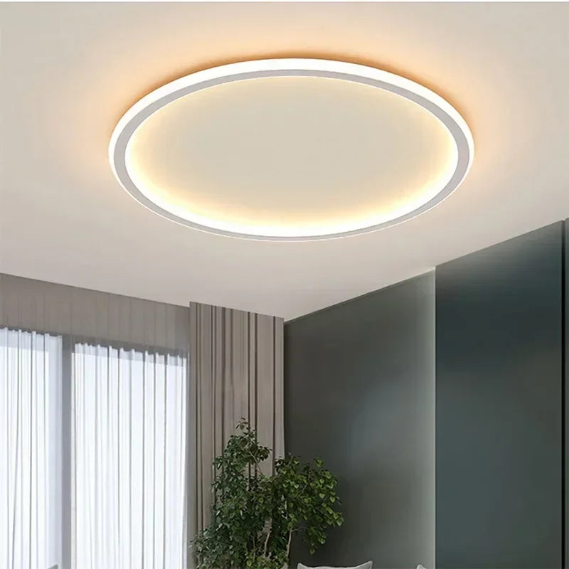 Luminária de Teto Plafon Circular Slim Led - 20cm/30cm/40cm/50cm/60cm/80cm
