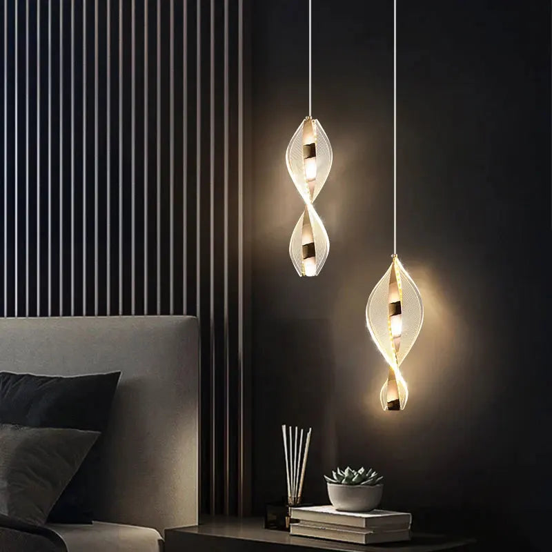 Lustre Pendente de Luxo Infinity Led