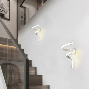 Luminária Arandela de Parede Moderna Spira Led - 35cm/42cm