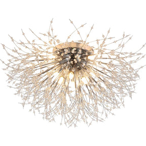 Lustre Luminária de Teto Moderna Dente de Leão Led - 40/55cm