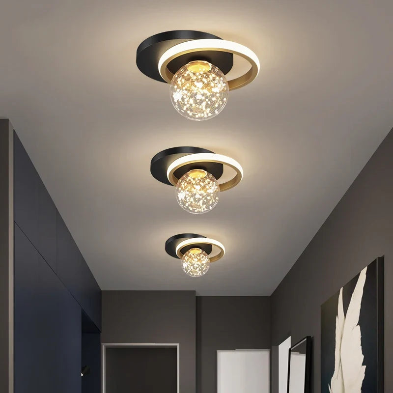 Luminária de Teto Plafon Moderno Globo Circular Ledz