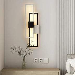 Luminária Arandela de Parede Minimalista Retangular Element LEDZ