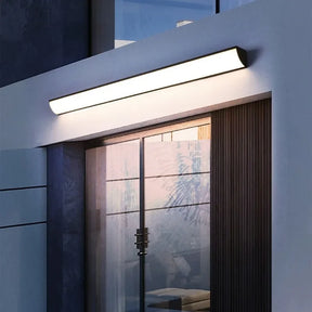 Luminária Arandela de Parede Externa à Prova D´Água IP65 Perfil Led - Preto/Branco - 50cm/90cm
