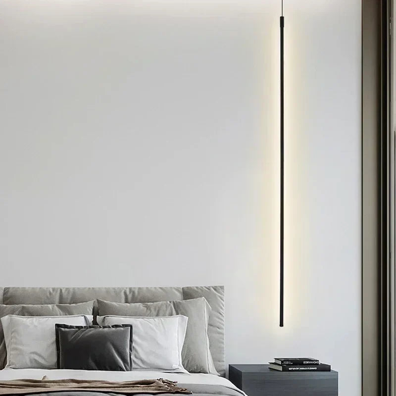 Lustre Pendente Minimalista Linear Ultra Slim Ravello LEDZ – 50cm/80cm/100cm