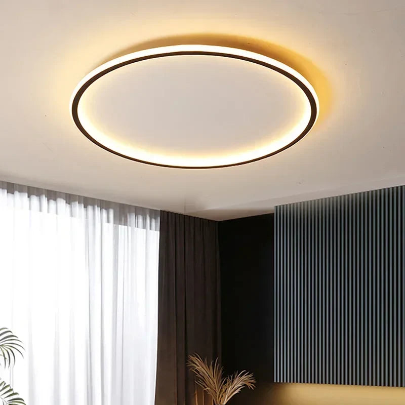 Luminária de Teto Plafon Circular Slim Led - 20cm/30cm/40cm/50cm/60cm/80cm