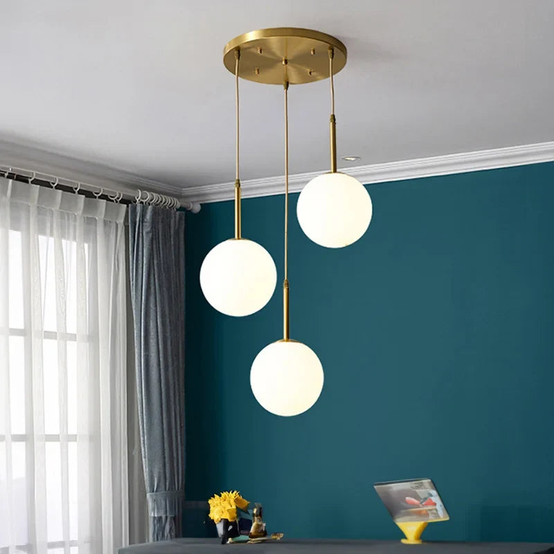 Lustre Pendente Moderno Jabuticaba Pingente Imperiale LEDZ – 1 Globo / 2 Globos / 3 Globos