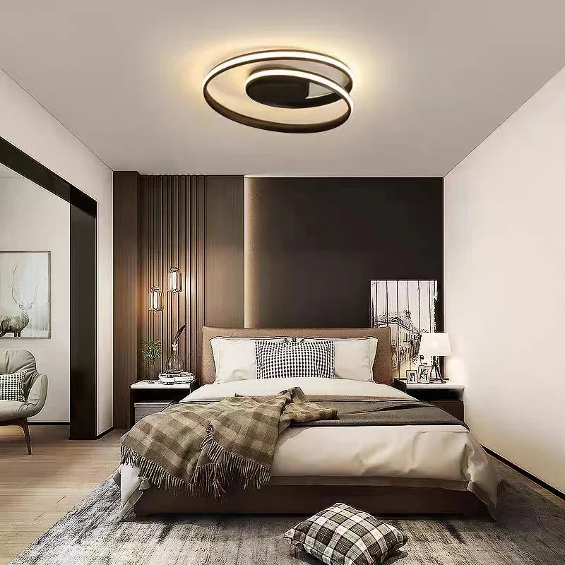 Lustre Luminária de Teto Plafon Zenith Elipse LEDZ - 46cm