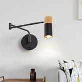 Luminária Arandela de Parede Moderna Articulada Flexis LEDZ - Preto/Branco