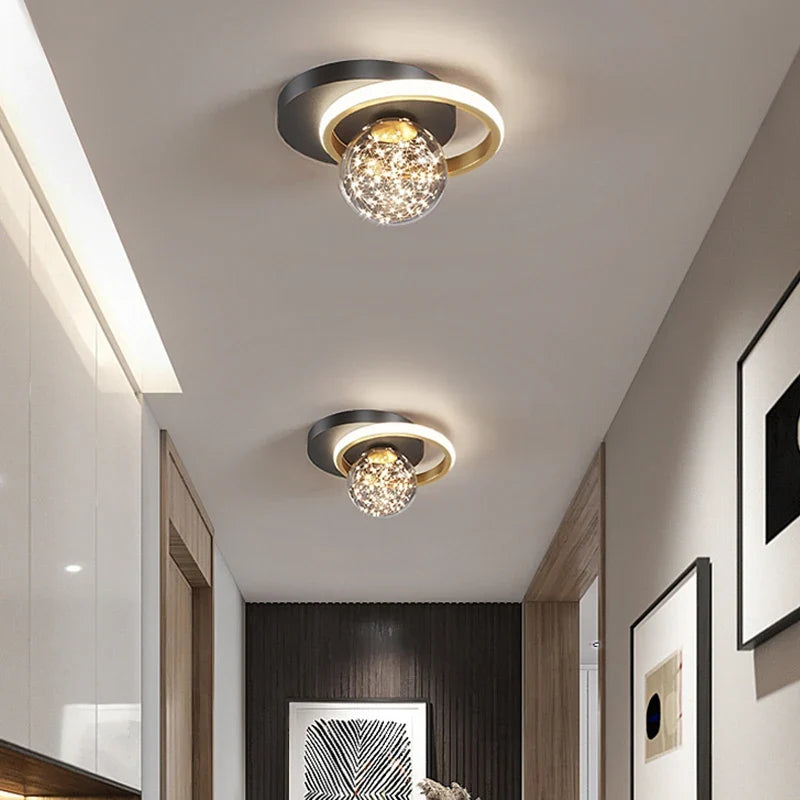 Luminária de Teto Plafon Moderno Globo Circular Ledz