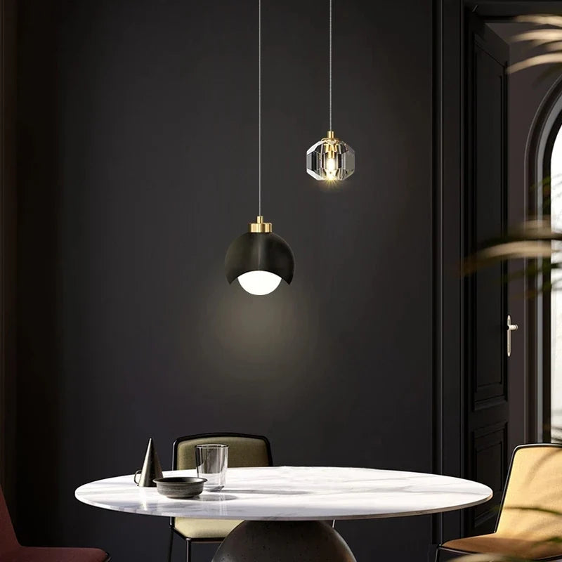 Lustre Pendente de Luxo Minimalista Small Lamp Led