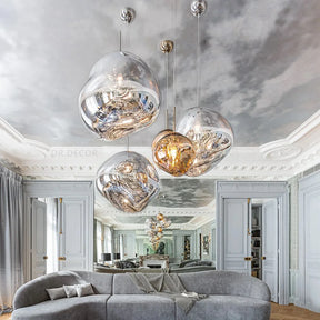 Lustre Pendente Luxuoso Lava Nordico