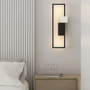 Luminária Arandela de Parede Minimalista Retangular Element LEDZ