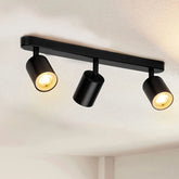 Lustre Luminária de Teto Spots em Led - Preto/Branco