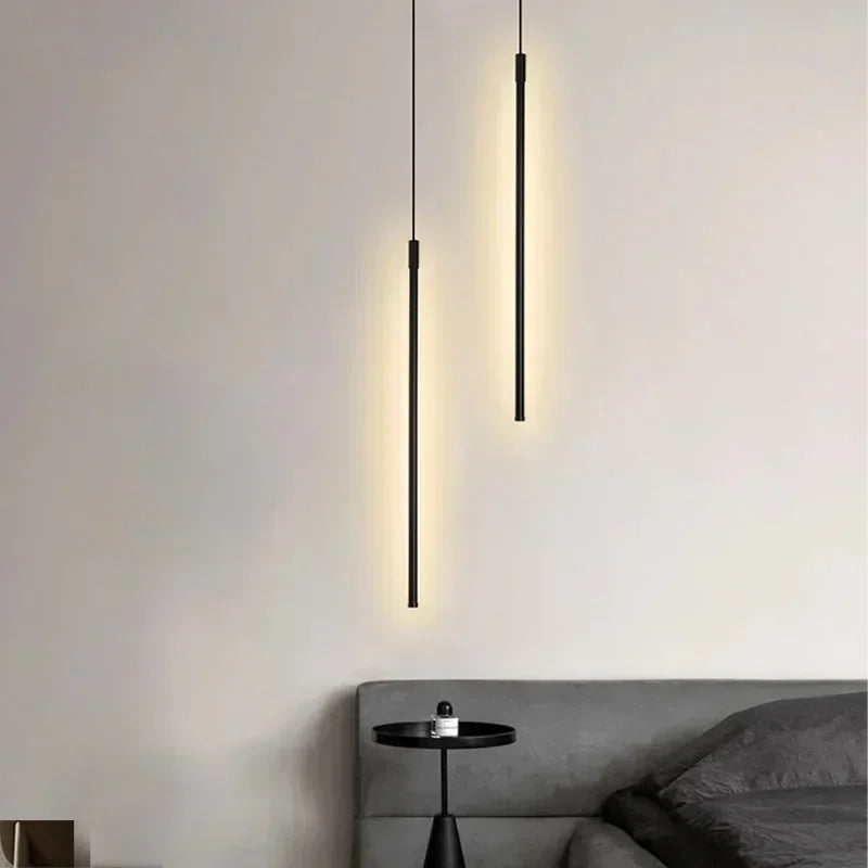 Lustre Pendente Minimalista Linear Ultra Slim Ravello LEDZ – 50cm/80cm/100cm