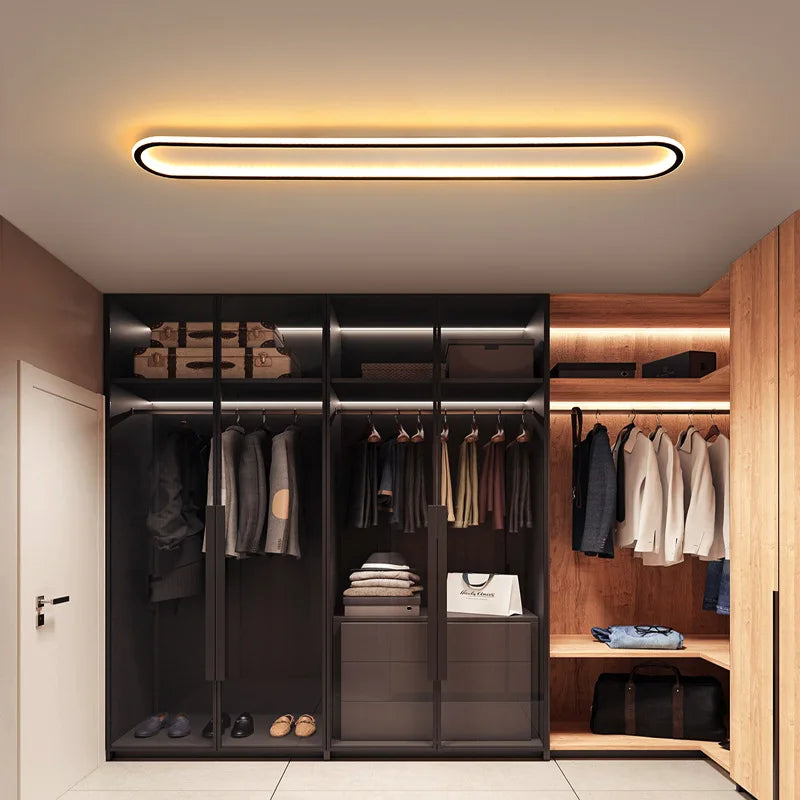 Luminária de Teto Plafon Oval Slim Led - 40cm