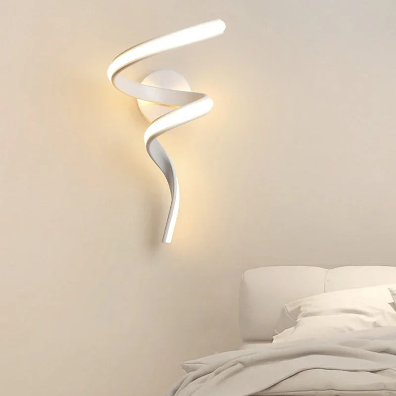 Luminária Arandela de Parede Moderna Spira Led - 35cm/42cm