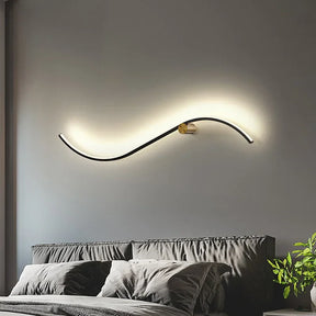 Luminária Arandela de Parede em Curva Flow Design