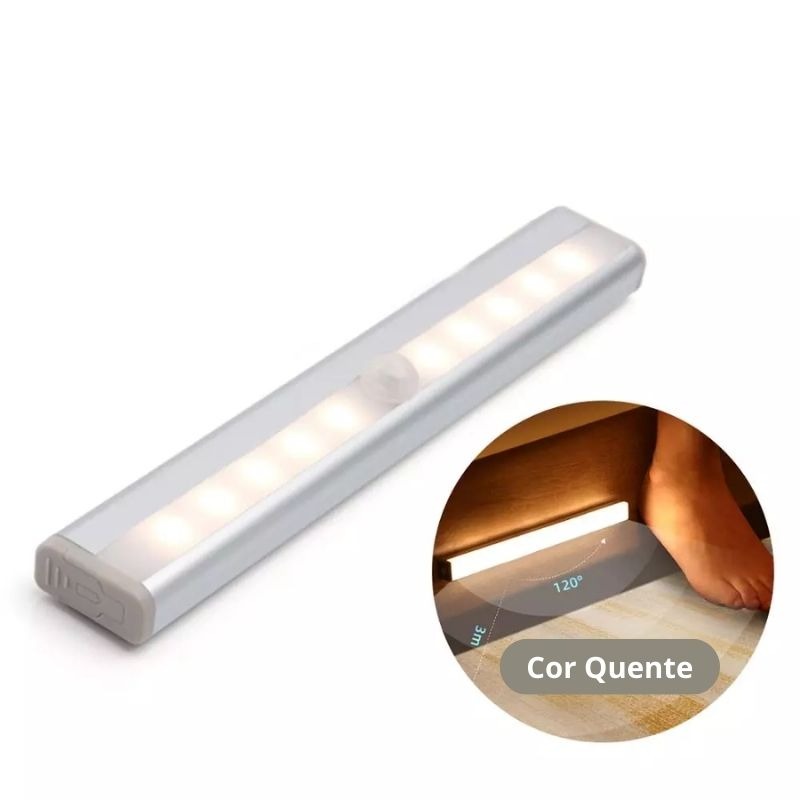 Luminária de Led Inteligente com Sensor de Movimento - Smart Led