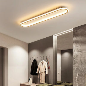 Luminária de Teto Plafon Oval Slim Led - 40cm