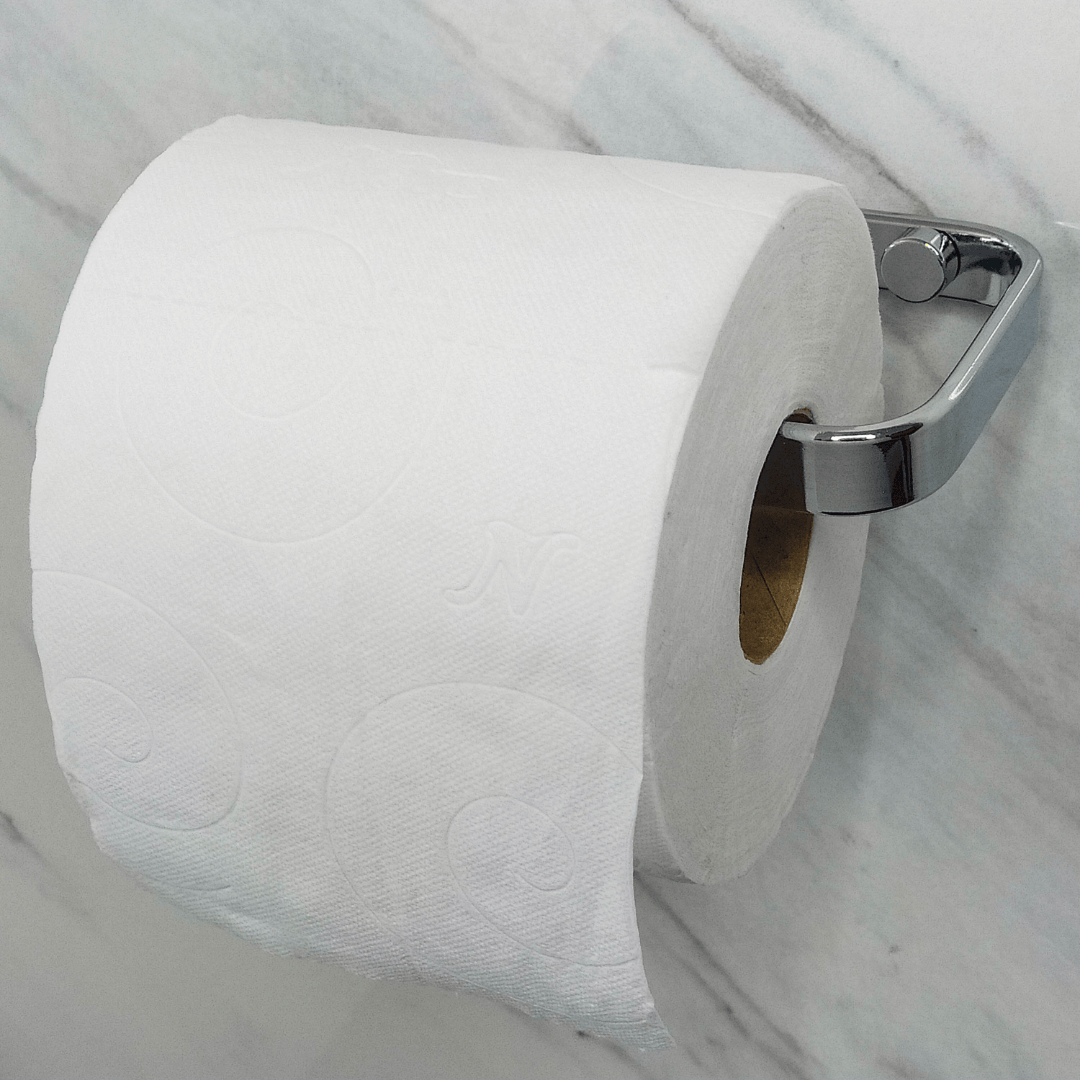 Suporte Porta Papel Higiênico Cromado Fixação Parafuso