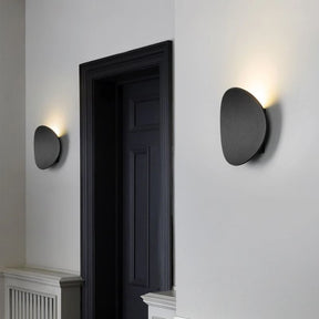 Luminária Arandela de Parede Interna/Externa à Prova D'Água IP65 Scudo LEDZ - Preto/Branco - 18cm
