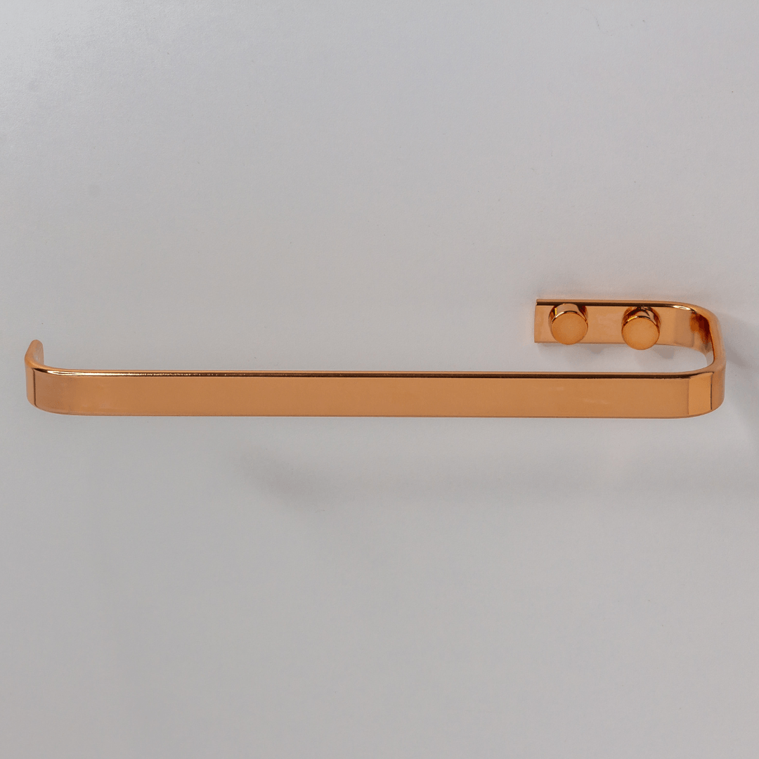 Toalheiro Aberto 22cm Fixação Parafuso Rose Gold