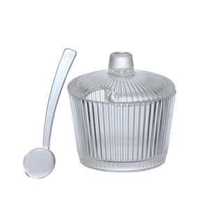 Açucareiro de Vidro com Colher Graffiato 200ml