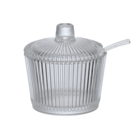 Açucareiro de Vidro com Colher Graffiato 200ml