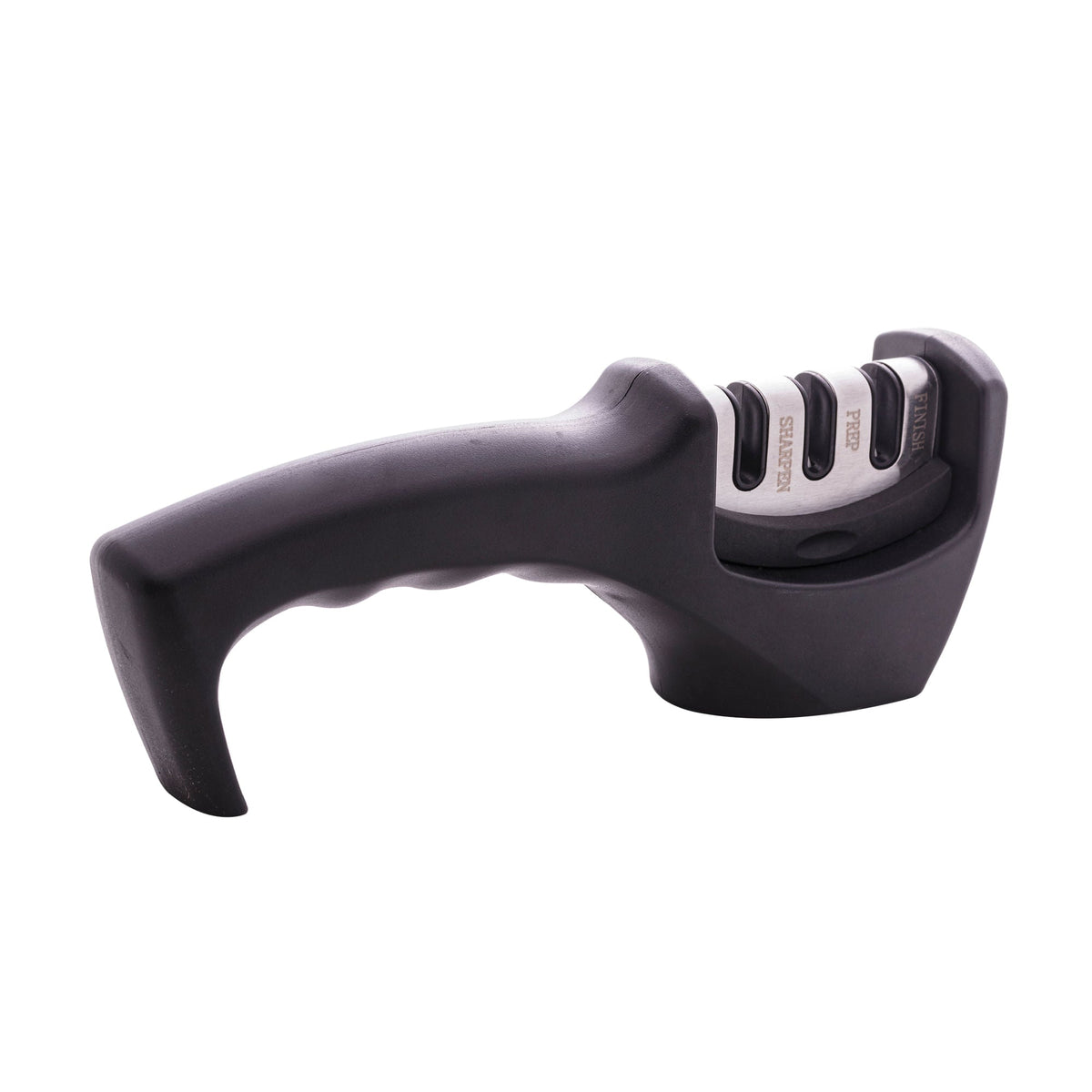 Afiador de Faca Premium em Aço Inox Preto 20cm