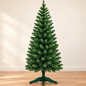 Árvore de Natal verde de 150 cm sem enfeites e sem pisca-pisca.