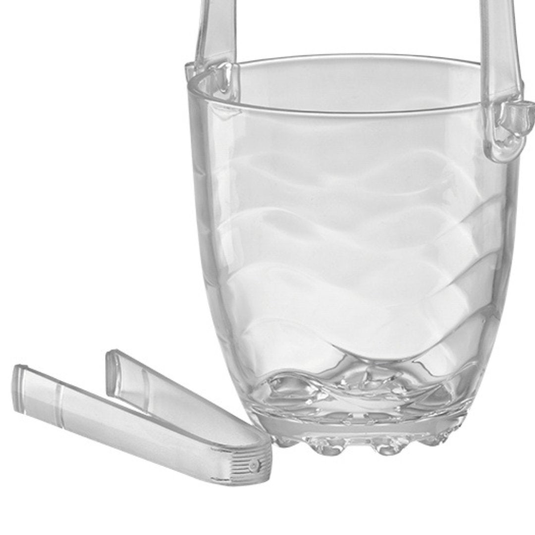 Balde para Gelo Ondular de Vidro com Pegador 840ml