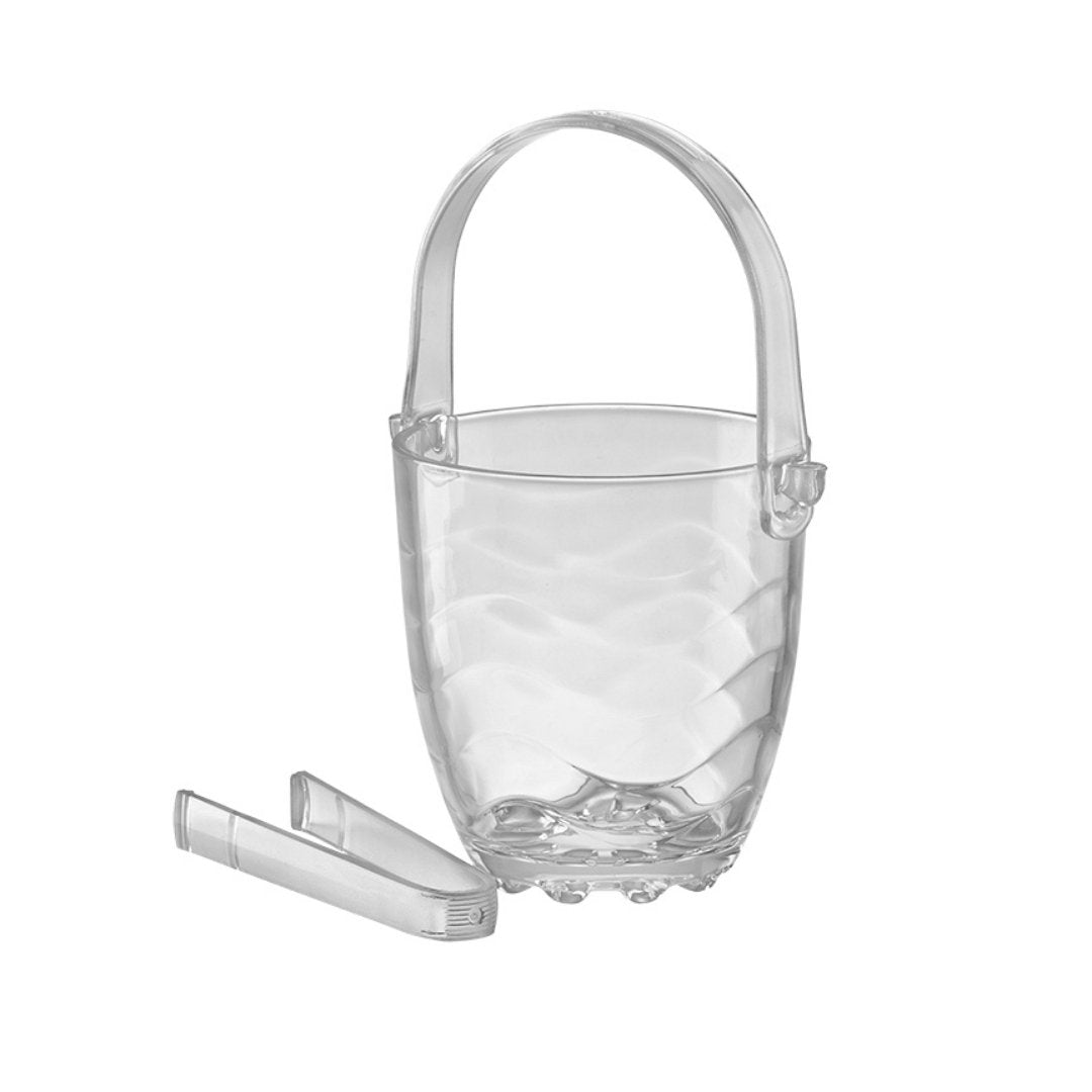 Balde para Gelo Ondular de Vidro com Pegador 840ml