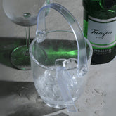 Balde para Gelo Ondular de Vidro com Pegador 840ml