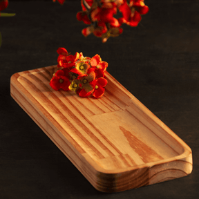 Bandeja de Madeira Pinus 30cm x 12cm x 2cm