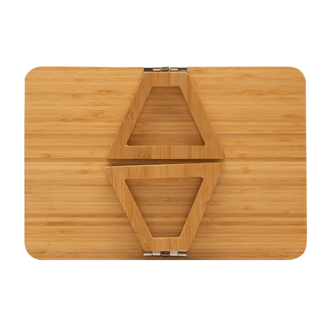 Bandeja Dobrável para Braco de Sofá Bambu 33cm