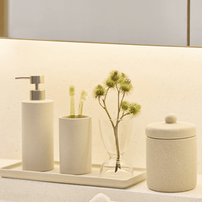 Bandeja em Cerâmica Retangular Branca 33cm